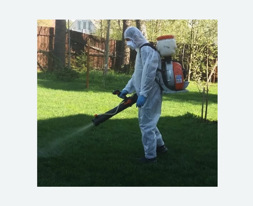 Обработка территории от клещей в Балее